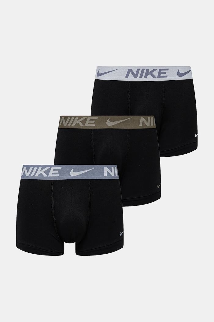 Μποξεράκια Nike 3-pack εφαρμοστό σορτς μπόξερ μαύρο 0000KE1156.