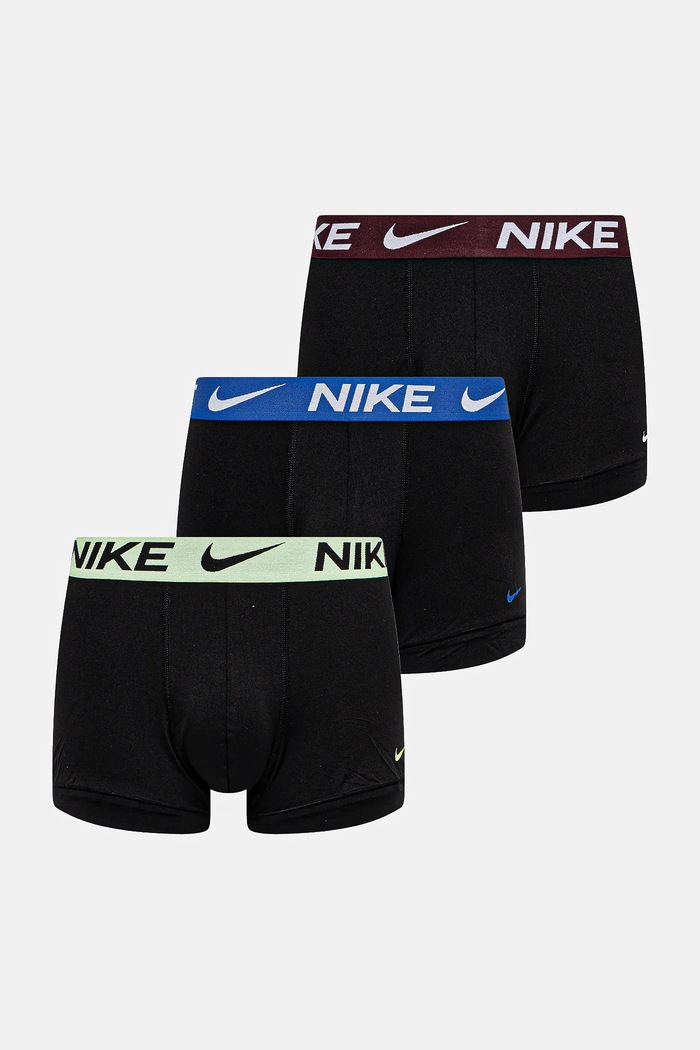 Boxerky Nike 3-pack pletenina černá 0000KE1156.