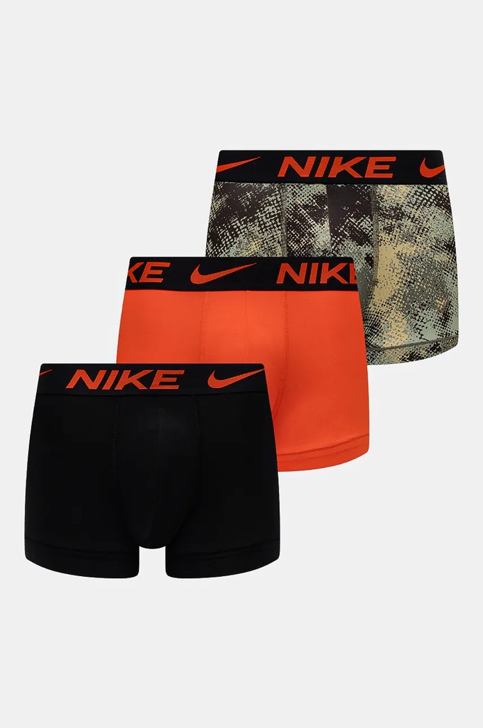Μποξεράκια Nike 3-pack εμπριμέ μαύρο 000PKE1156