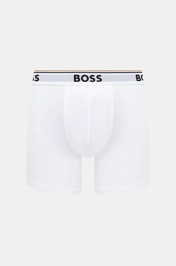 Boxerky BOSS BoxerBr 3P Power 3-pack 50475282 bílá AA00