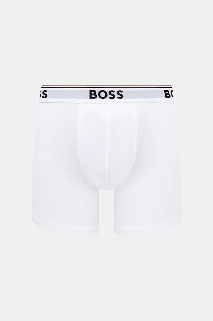 Boxerky BOSS BoxerBr 3P Power 3-pack 50475282 bílá AA00