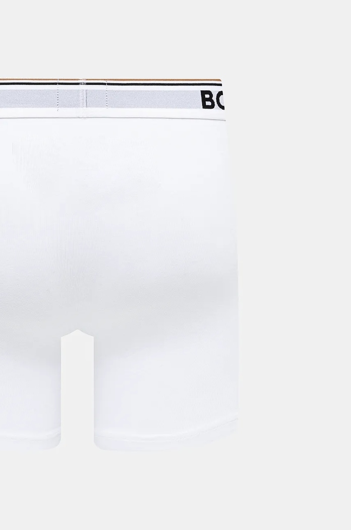 Oblečení Boxerky BOSS BoxerBr 3P Power 3-pack 50475282 bílá