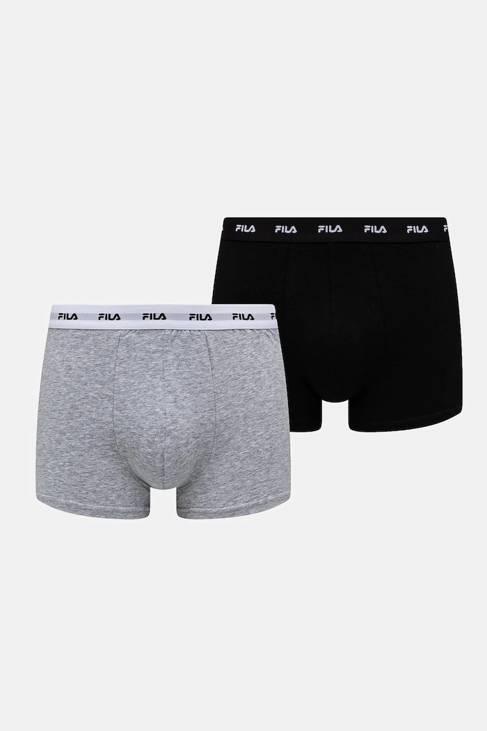Fila bokserki 2-pack dzianina czarny FU5256.2