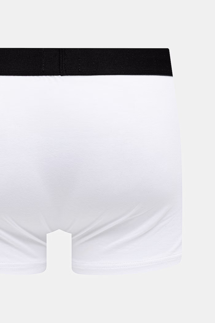 BOSS boxerky pánske bavlnené s elastanom Trunk 3P BOSS ONE 3-pack 50544263 biela
