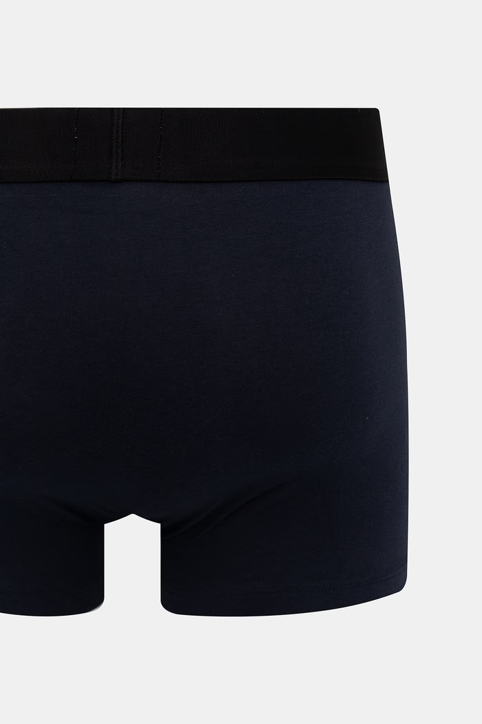 BOSS boxerky pánské bavlněné s elastanem Trunk 3P BOSS ONE 3-pack 50544263 modrá