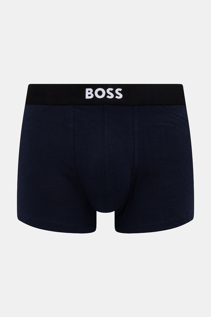 BOSS боксеры для мужчин из хлопка с эластаном Trunk 3P BOSS ONE 3 шт. бирюзовый 50544263
