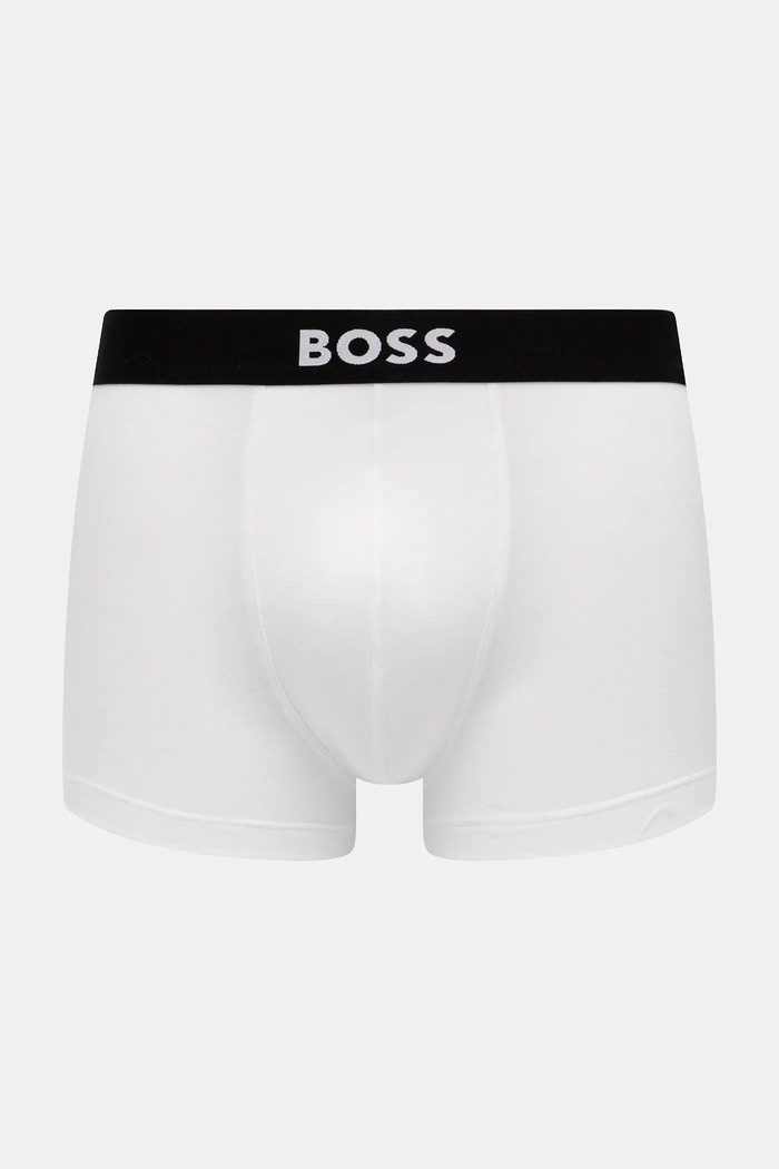 BOSS boksarice moške bombažne z elastanom Trunk 3P BOSS ONE paket 3 kosov črna 50544263