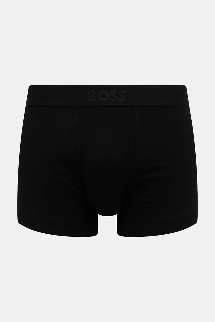 BOSS boksarice moške bombažne z elastanom Trunk 3P BOSS ONE paket 3 kosov 50544263 črna AA00