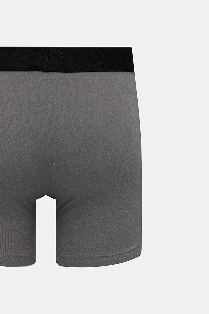 BOSS oprijete boksarice moške bombažne z elastanom BoxerBr 3P BOSS ONE Paket paket 3 kosov 50544272 siva