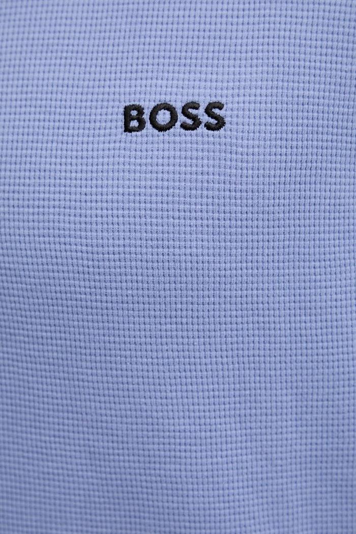 BOSS футболка lounge чоловіча Waffle T-Shirt 50535891 блакитний