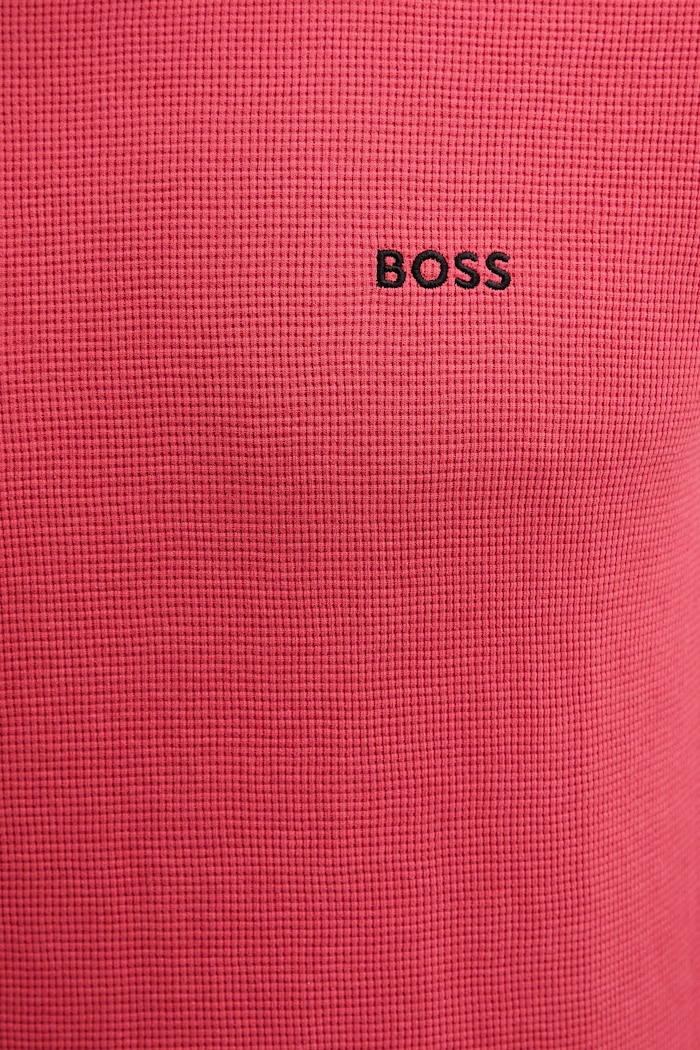 BOSS T-shirt lounge męski Waffle T-Shirt 50535891 czerwony