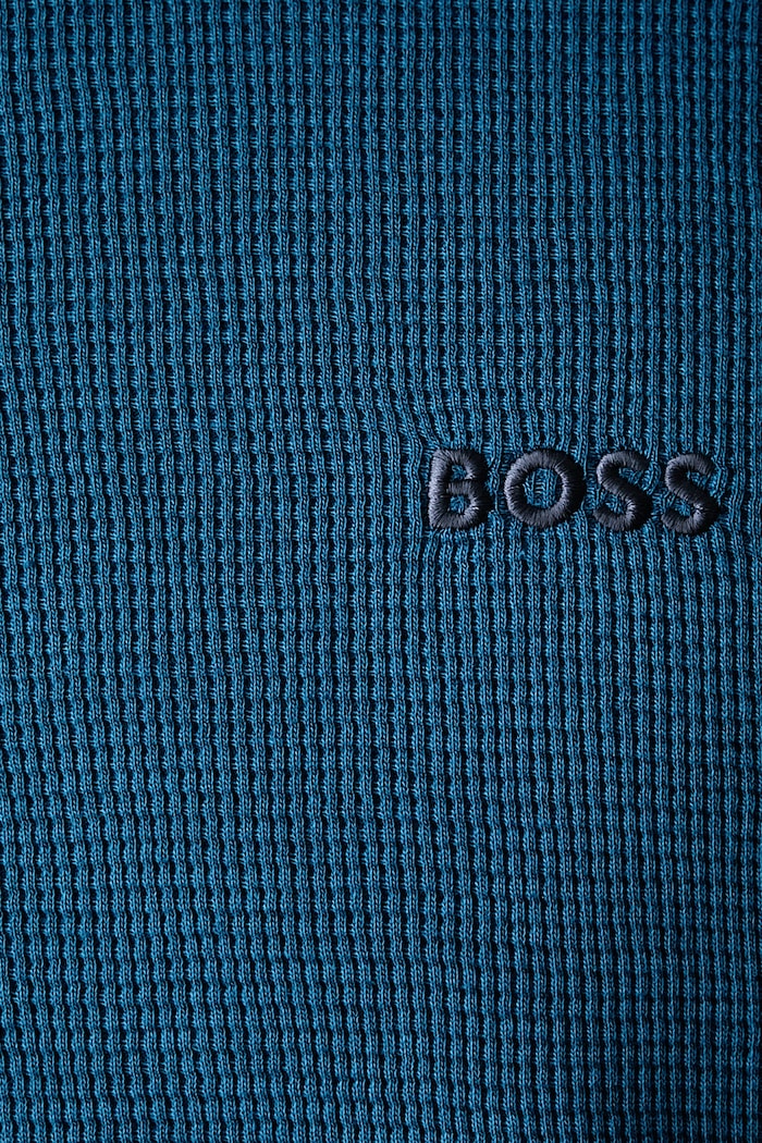 T-shirt lounge męski Waffle T-Shirt BOSS fioletowy 50535891