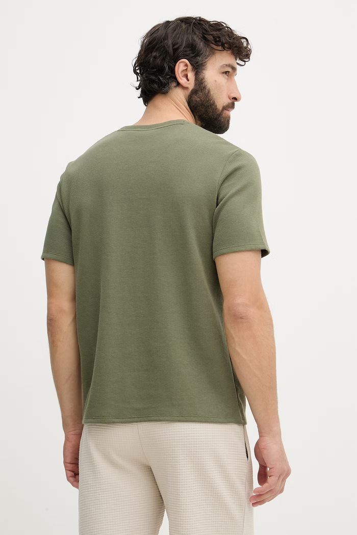 Oblečenie BOSS lounge tričko pánske Waffle T-Shirt 50535891 zelená