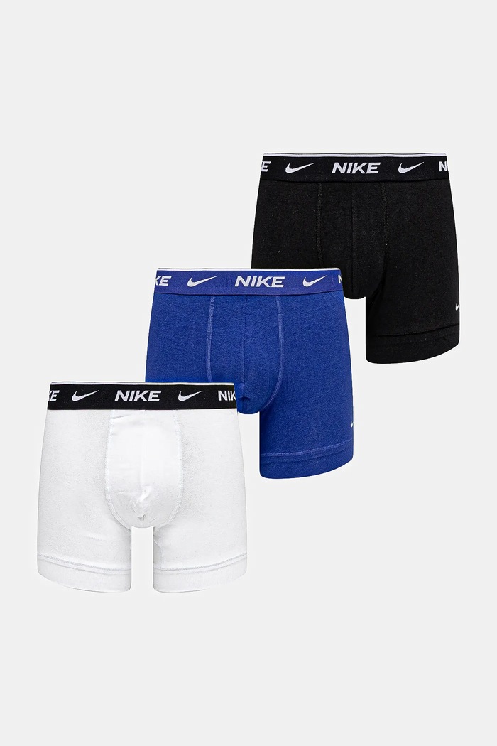 Boxerky Nike 3-pack bavlna černá 0000KE1008.M