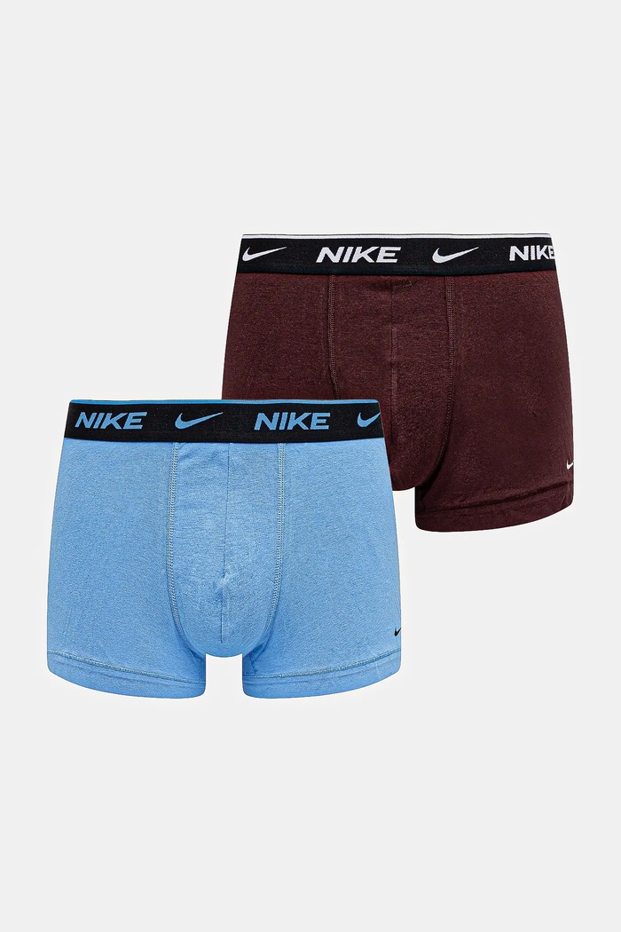 Boxerky Nike 2-pak pletenina modrá 0000KE1085.