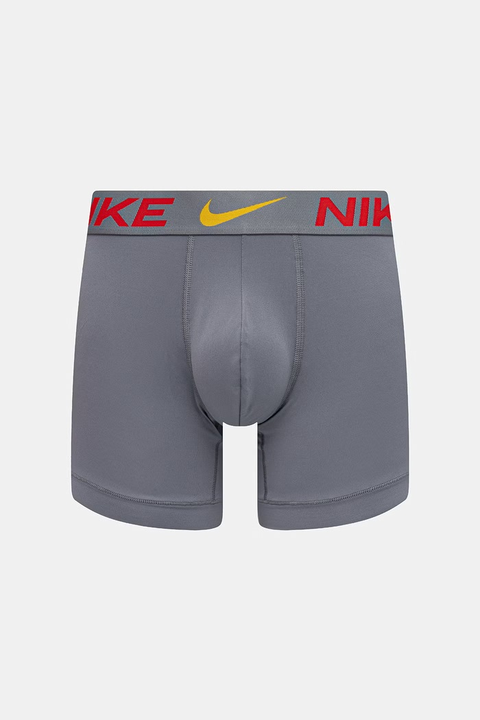 Ρούχα Nike εφαρμοστά μποξεράκια ανδρικά 3-pack 0000KE1157. γκρί
