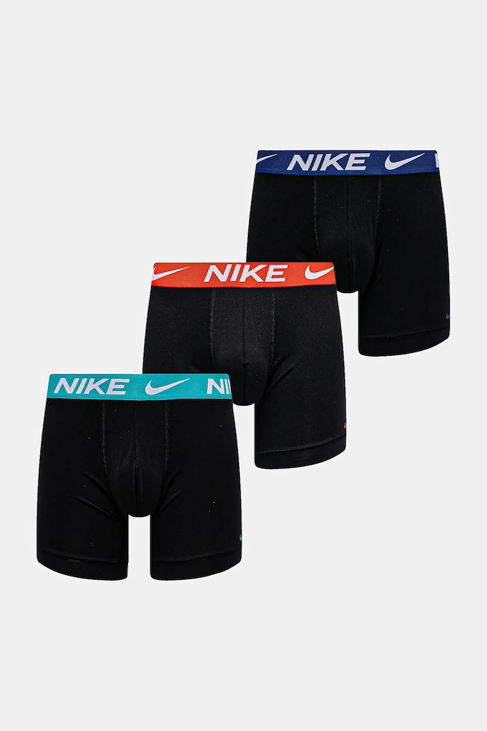 Nike priliehavé boxerky pánske 3-pak pletenina čierna 0000KE1157.