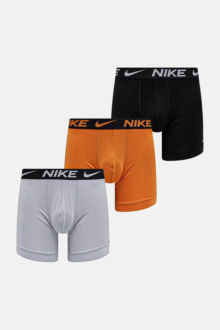 Nike priliehavé boxerky pánske 3-pak pletenina čierna 0000KE1157.