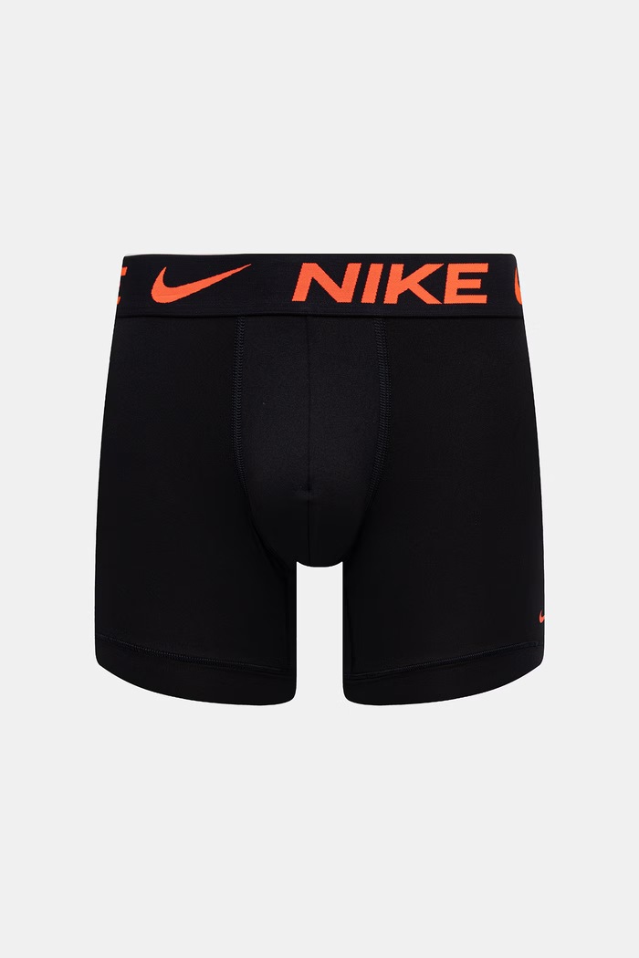 Nike εφαρμοστά μποξεράκια ανδρικά 3-pack μαύρο 0000KE1157.