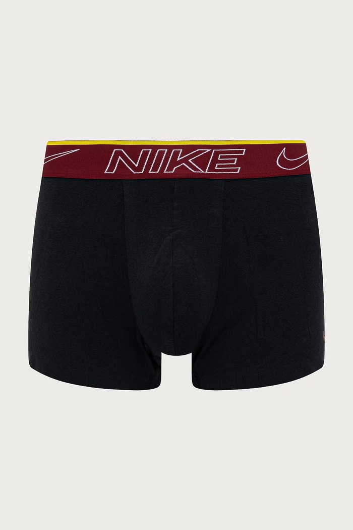 Nike прилепнали боксерки мъжки с памук 2 броя 0000KE1268 черен AA00