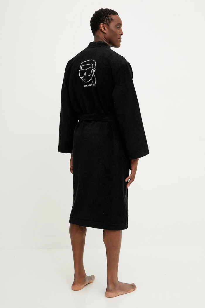 Karl Lagerfeld szlafrok A1M45011 czarny AA00