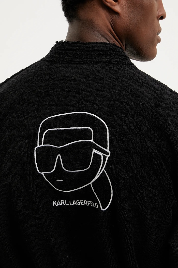 Karl Lagerfeld szlafrok czarny A1M45011