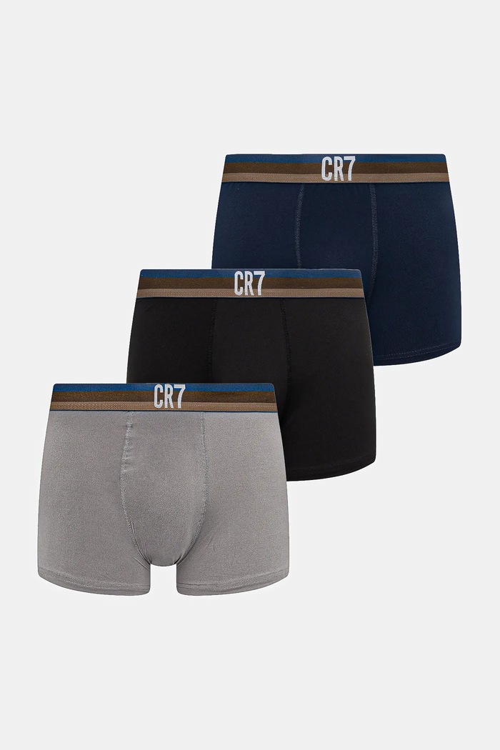 CR7 Cristiano Ronaldo bokserki 3-pack dzianina czarny 8199.49.2114