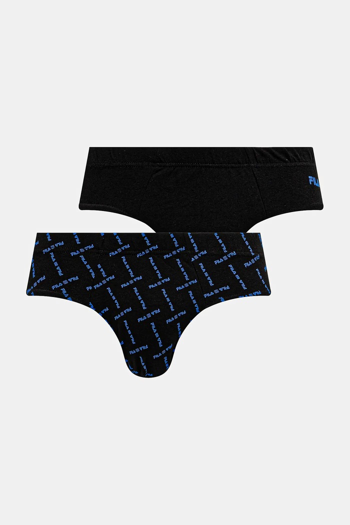 Fila Slip 2-pack negru FU5322.2