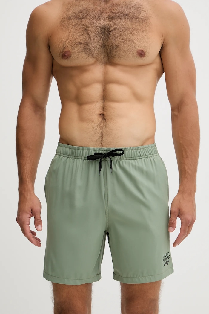 Aqua Speed pantaloni scurți de baie bărbați DYLAN verde AA00