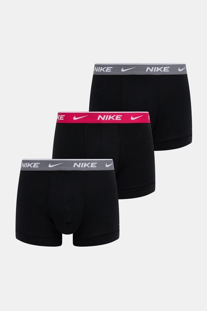 Boxerky Nike 3-pak pletenina čierna 0000KE1008.MM