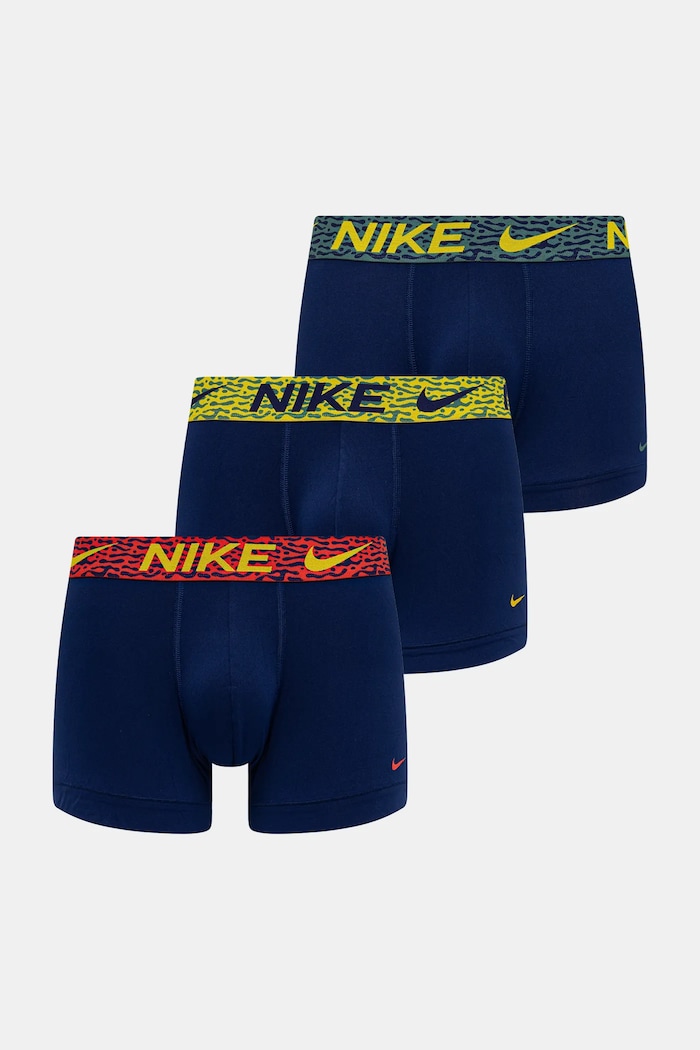 Boxerky Nike 3-pak pletenina tmavomodrá 0000KE1156.MM