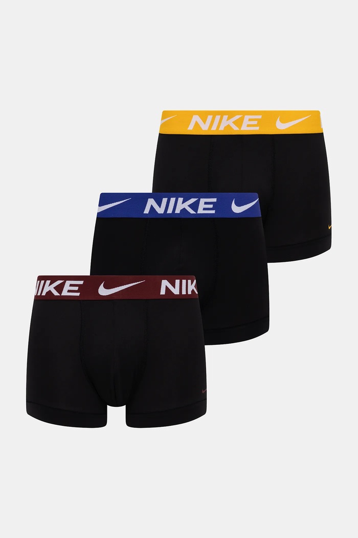 Boxerky Nike 3-pak pletenina čierna 0000KE1156.MM