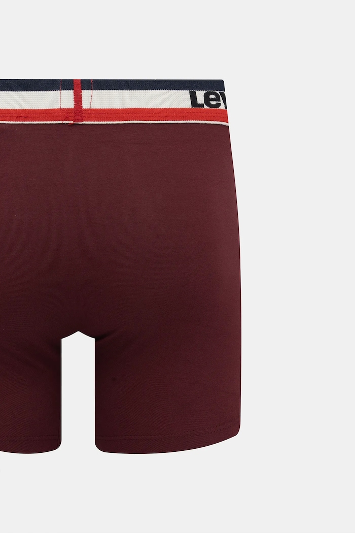 Oblečenie Boxerky Levi's 3-pak 37149.1220 burgundské