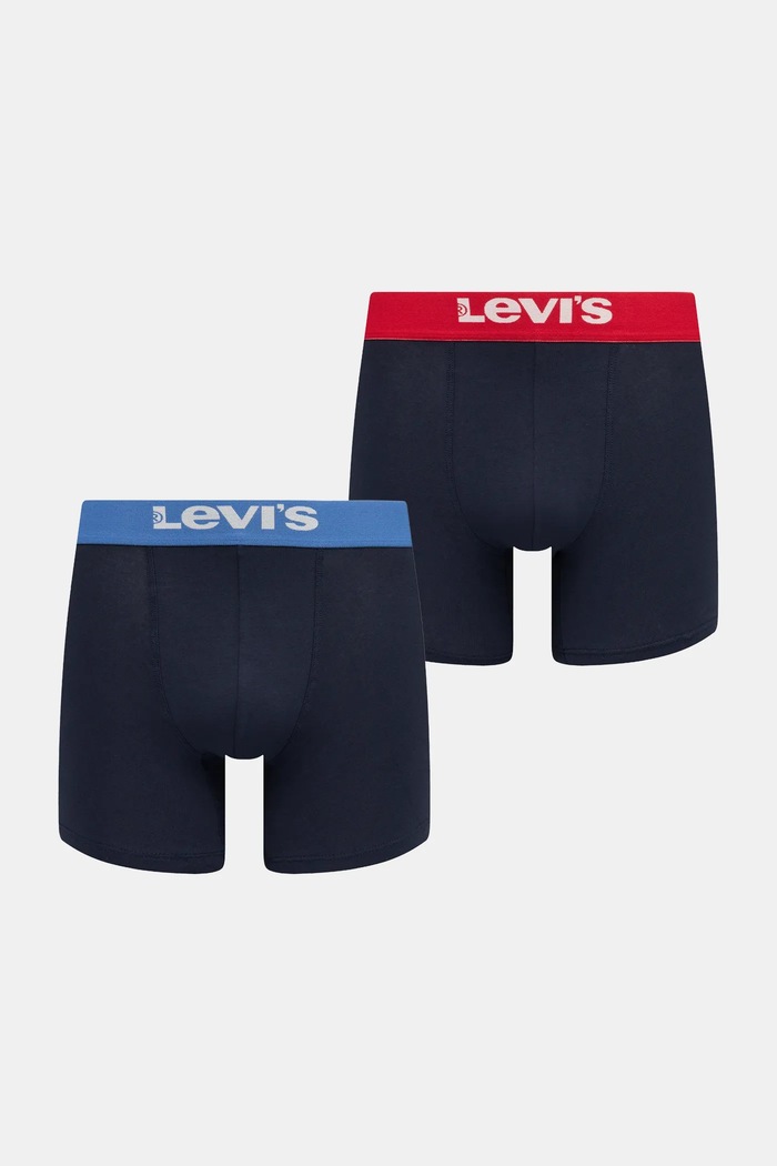 Boxerky Levi's 2-pak potlač tmavomodrá 37157.1310