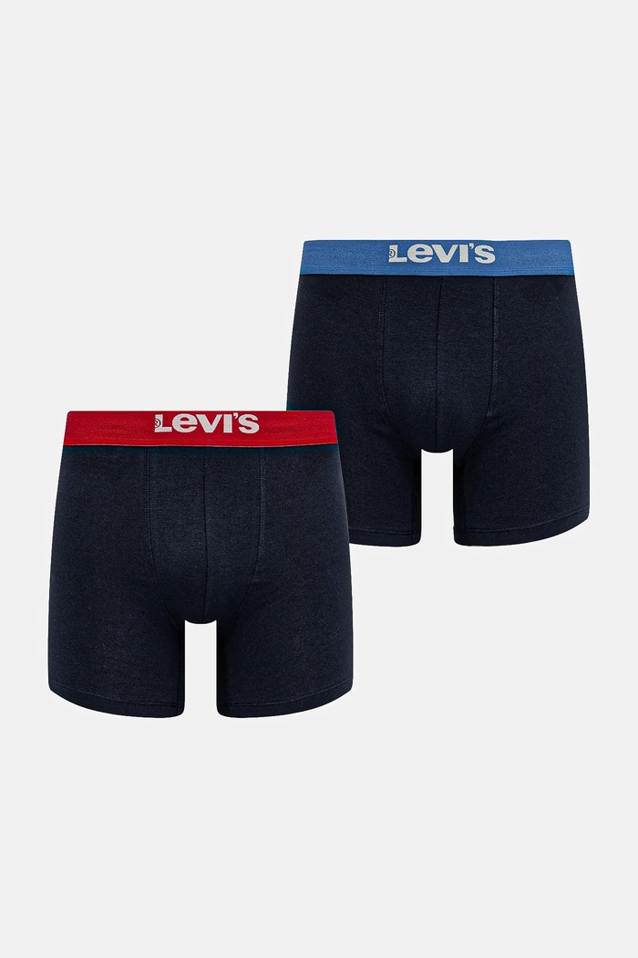 Levi's boxeri 2-pack boxeri bleumarin 37157.1311