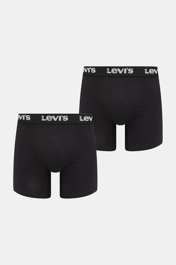 Boxerky Levi's 2-pak pletenina čierna 37149.1191