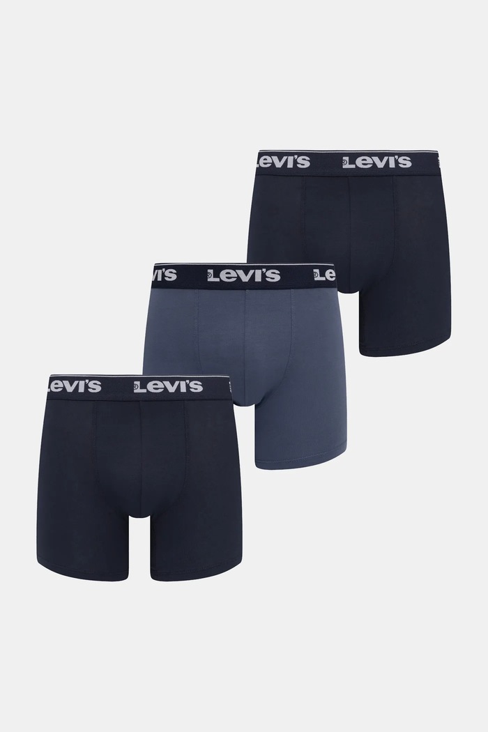 Levi's boxeri 3-pack boxeri bleumarin 37149.1200