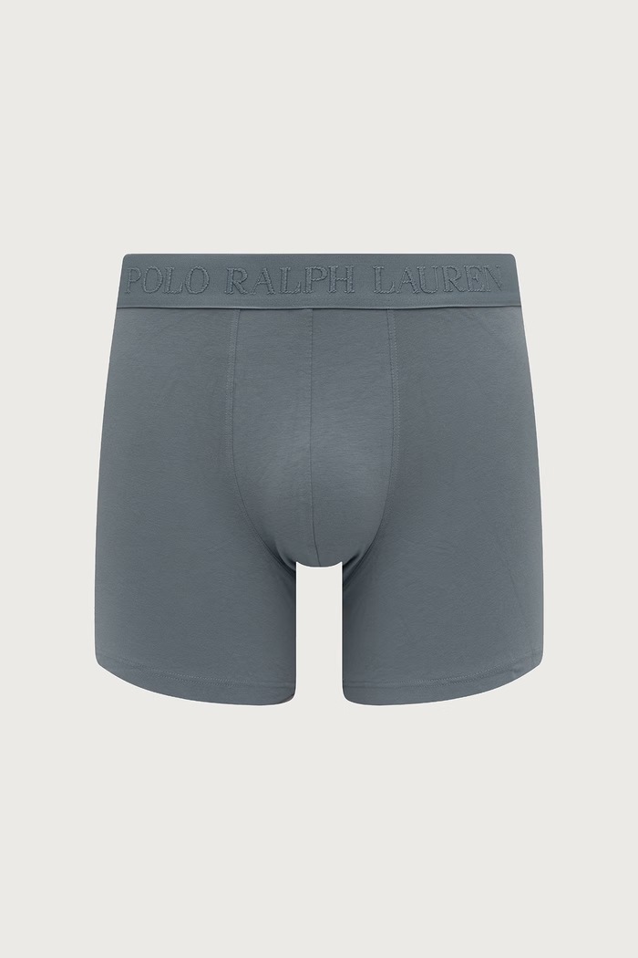 Polo Ralph Lauren Bokserki męskie bawełniane z elastanem 3-pack 714966105 zielony AA00