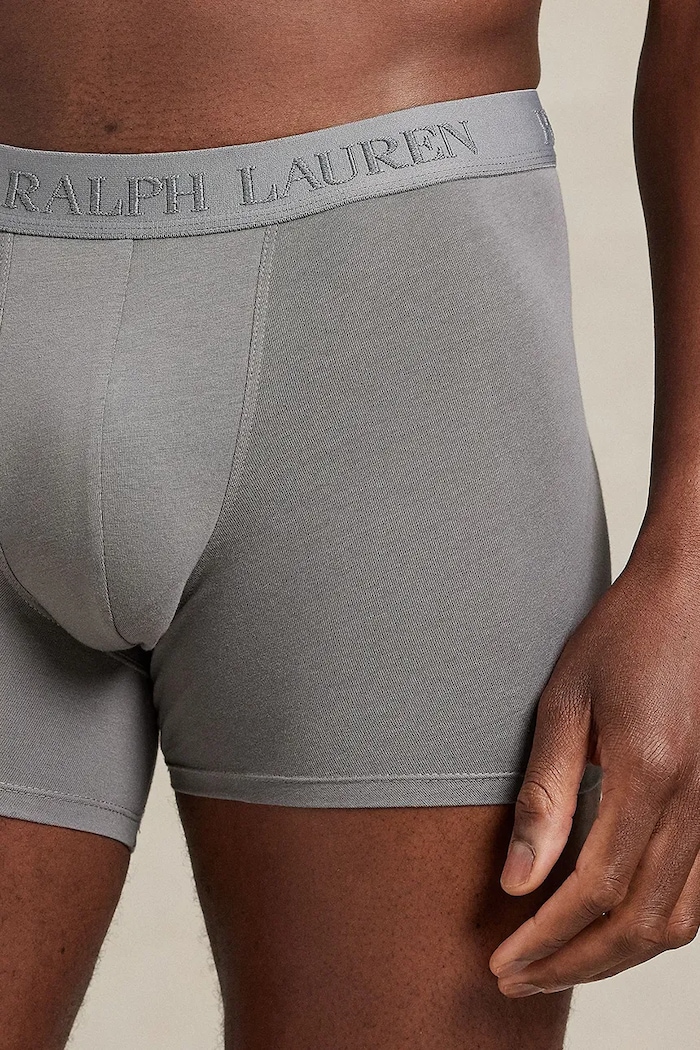 Boxerky s bavlnou Polo Ralph Lauren 3-pack černá 714966105
