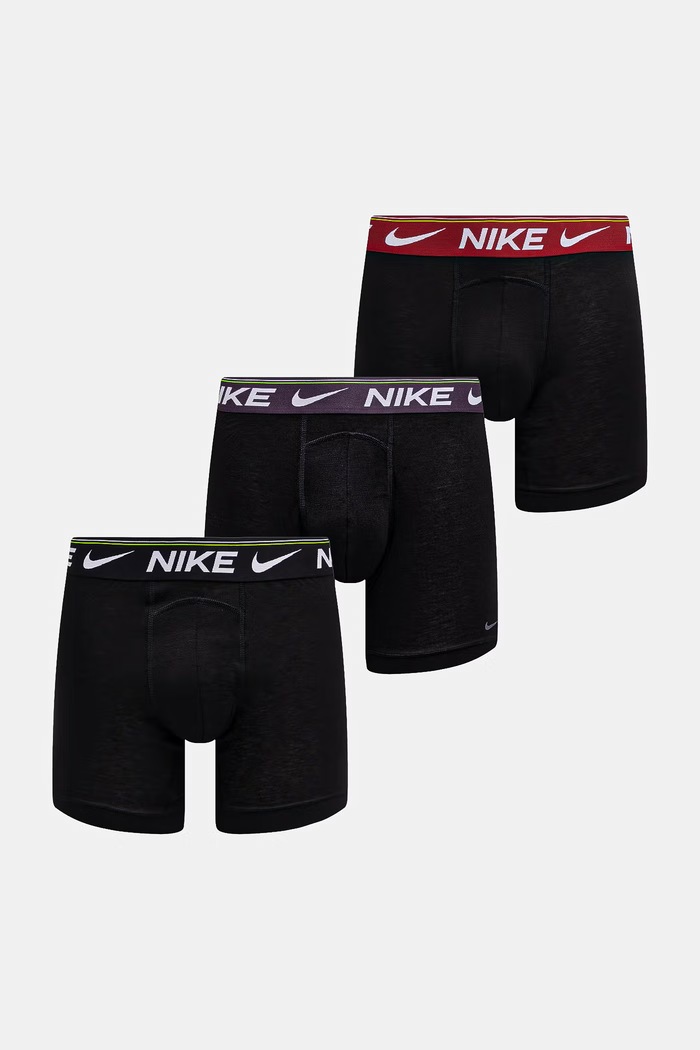 Nike priliehavé boxerky pánske 3-pak čierna 0000KE1257.