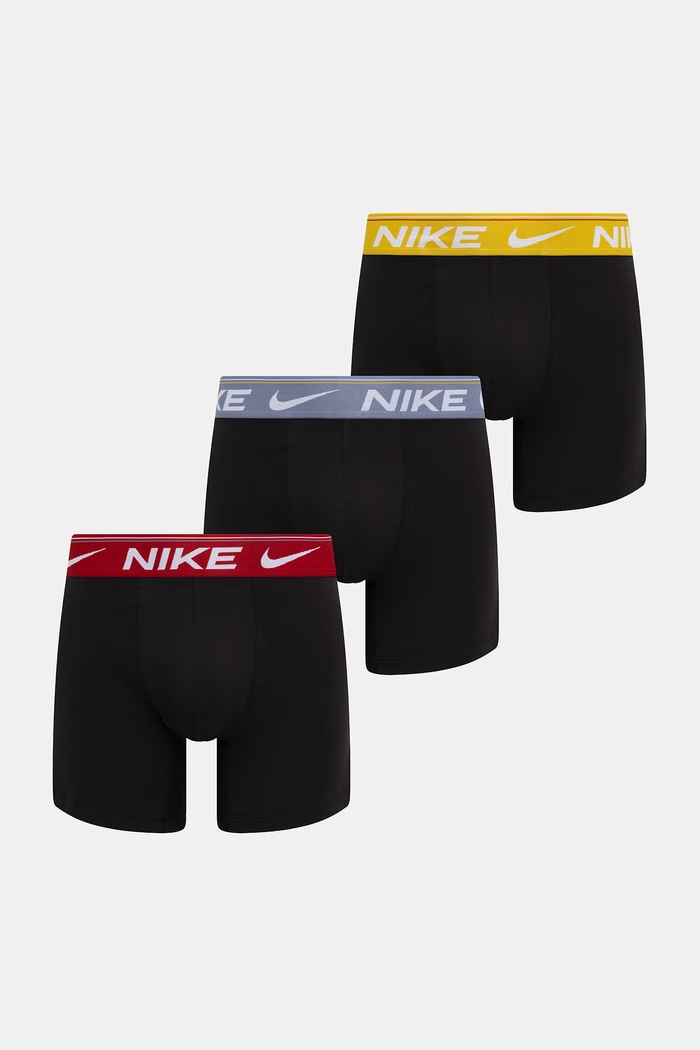 Nike прилепнали боксерки мъжки 3 броя черен 0000KE1257.