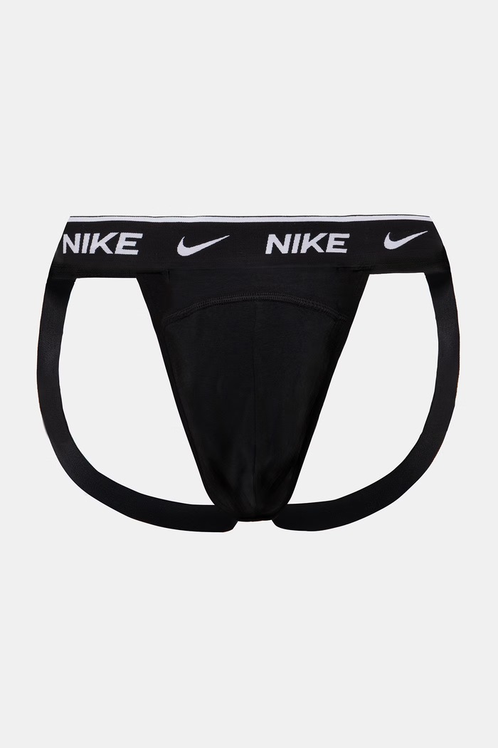 Nike jockstraps pentru bărbați, din bumbac cu elastan NQ00KE1279 negru AA00