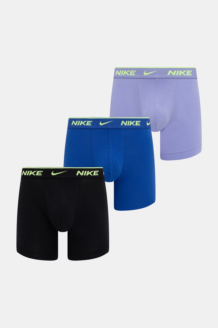 Nike боксерки мъжки с памук 3 броя син NQ00KE1285