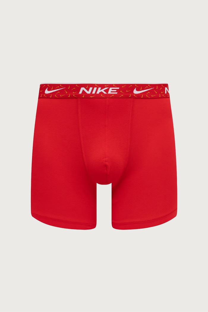 Nike Bokserki męskie z bawełną 3-pack NQ00KE1285 bordowy AA00