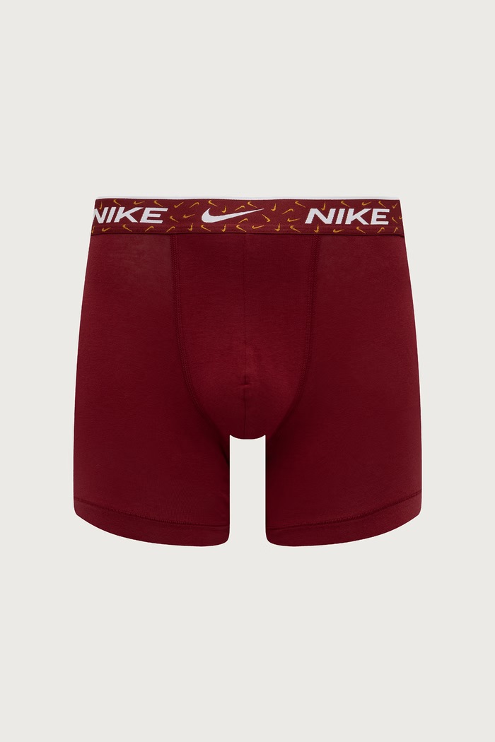Odzież Nike Bokserki męskie z bawełną 3-pack NQ00KE1285 bordowy