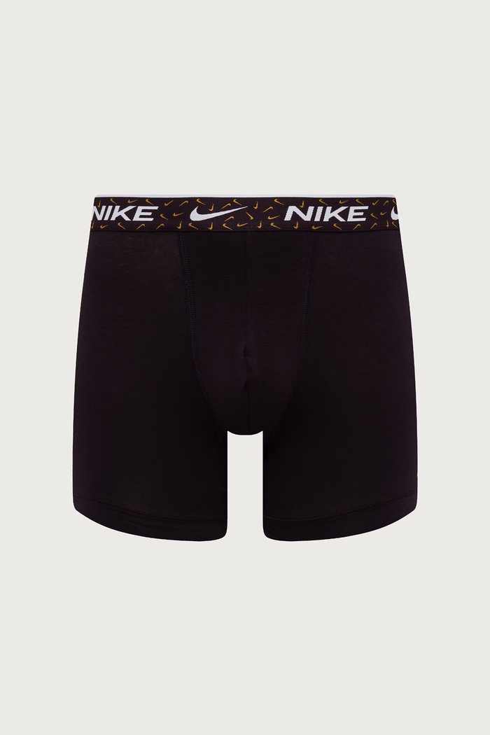 Bokserki męskie z bawełną 3-pack Nike NQ00KE1285 bordowy