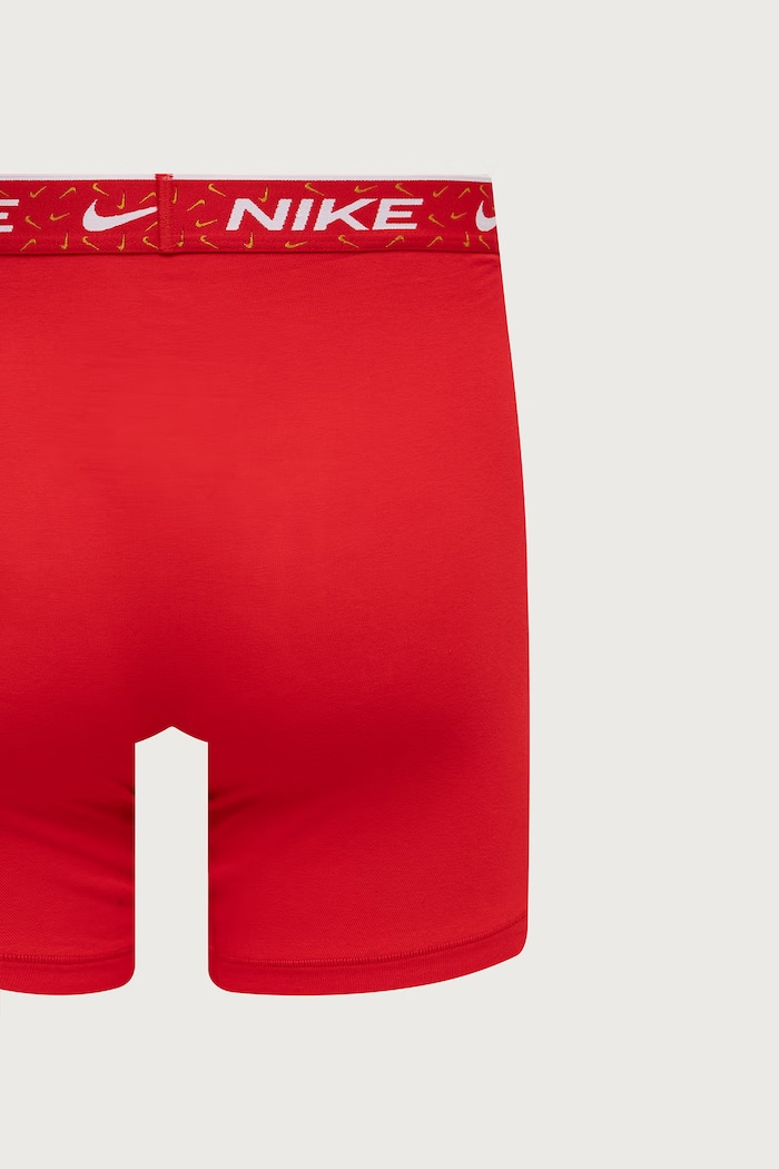 Bokserki męskie z bawełną 3-pack Nike bordowy NQ00KE1285