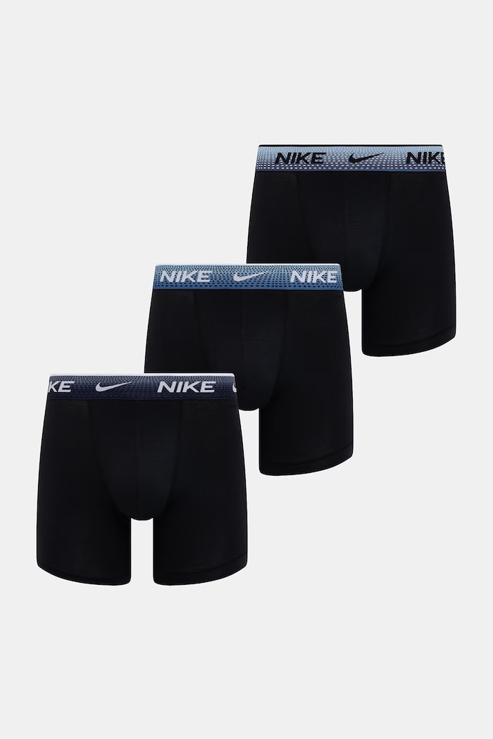 Nike boxerky pánske s bavlnou 3-pak čierna NQ00KE1285