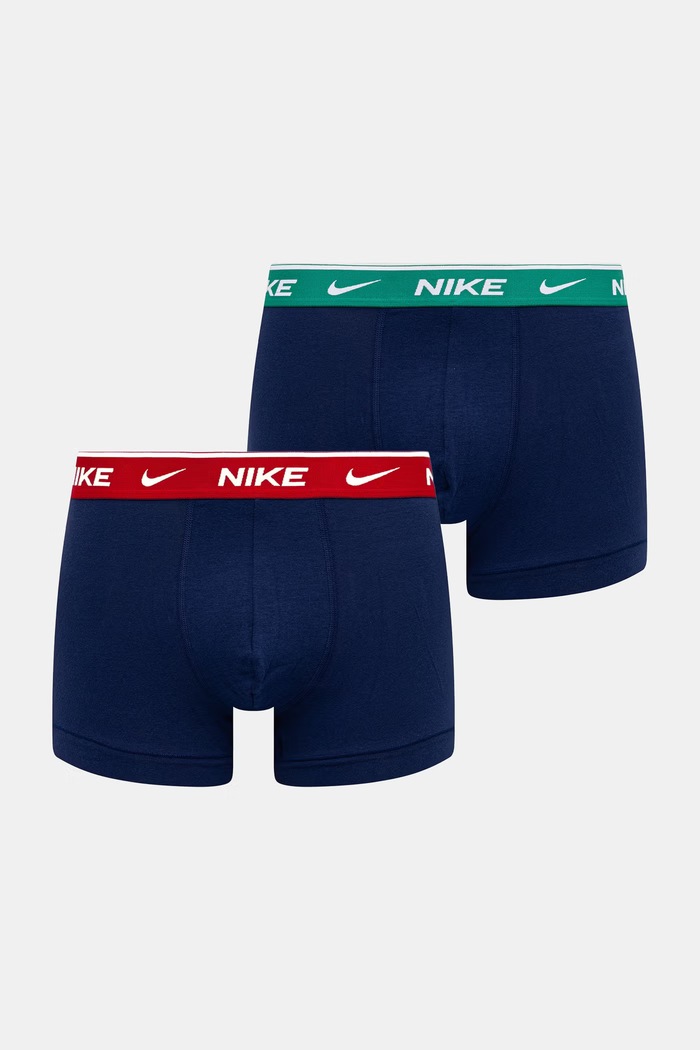 Nike ανδρικό μποξεράκι από βαμβάκι με ελαστάν 2-pack σκούρο μπλε NQ00KE1288