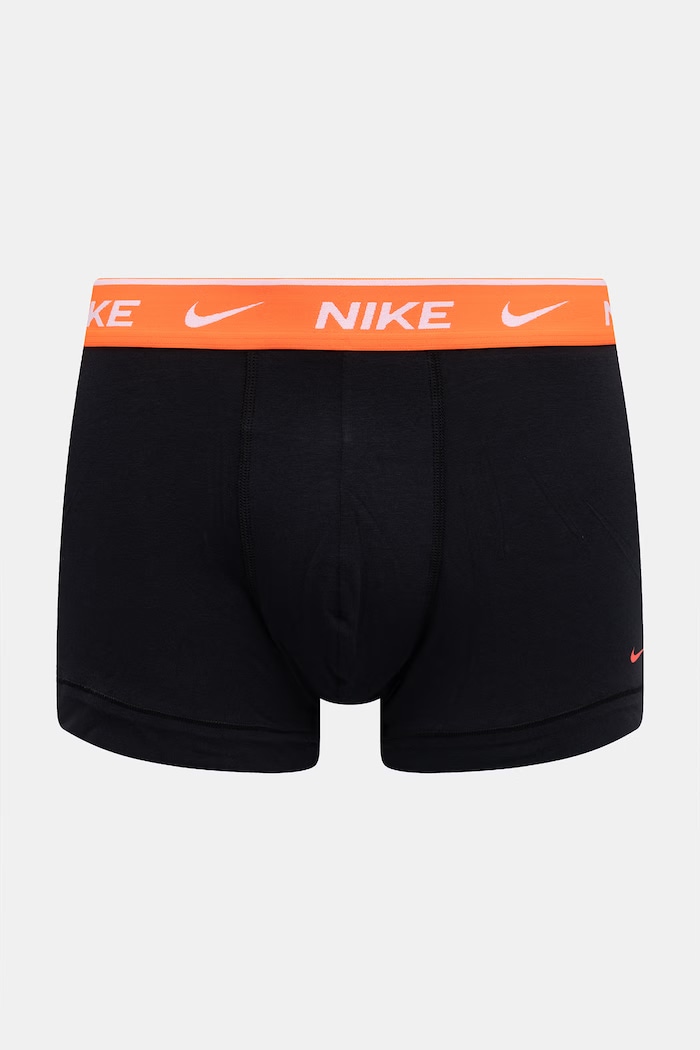 Îmbrăcăminte Nike boxeri pentru bărbați, din bumbac cu elastan pachet de 2 NQ00KE1288 negru